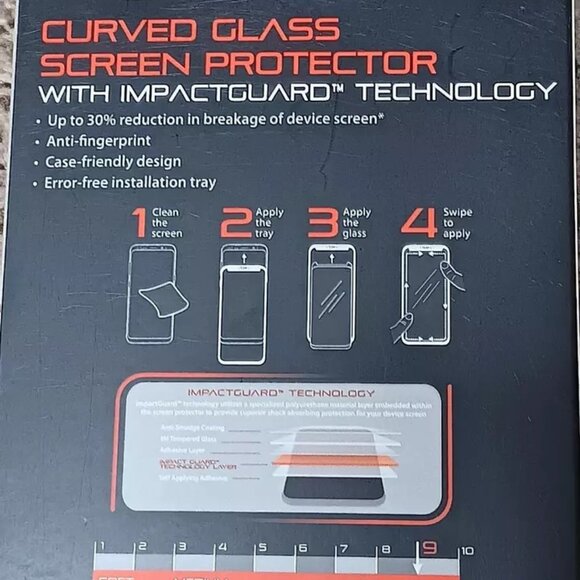 Blackweb Samsung Galaxy S8 screen protector NEW - Picture 4 of 4